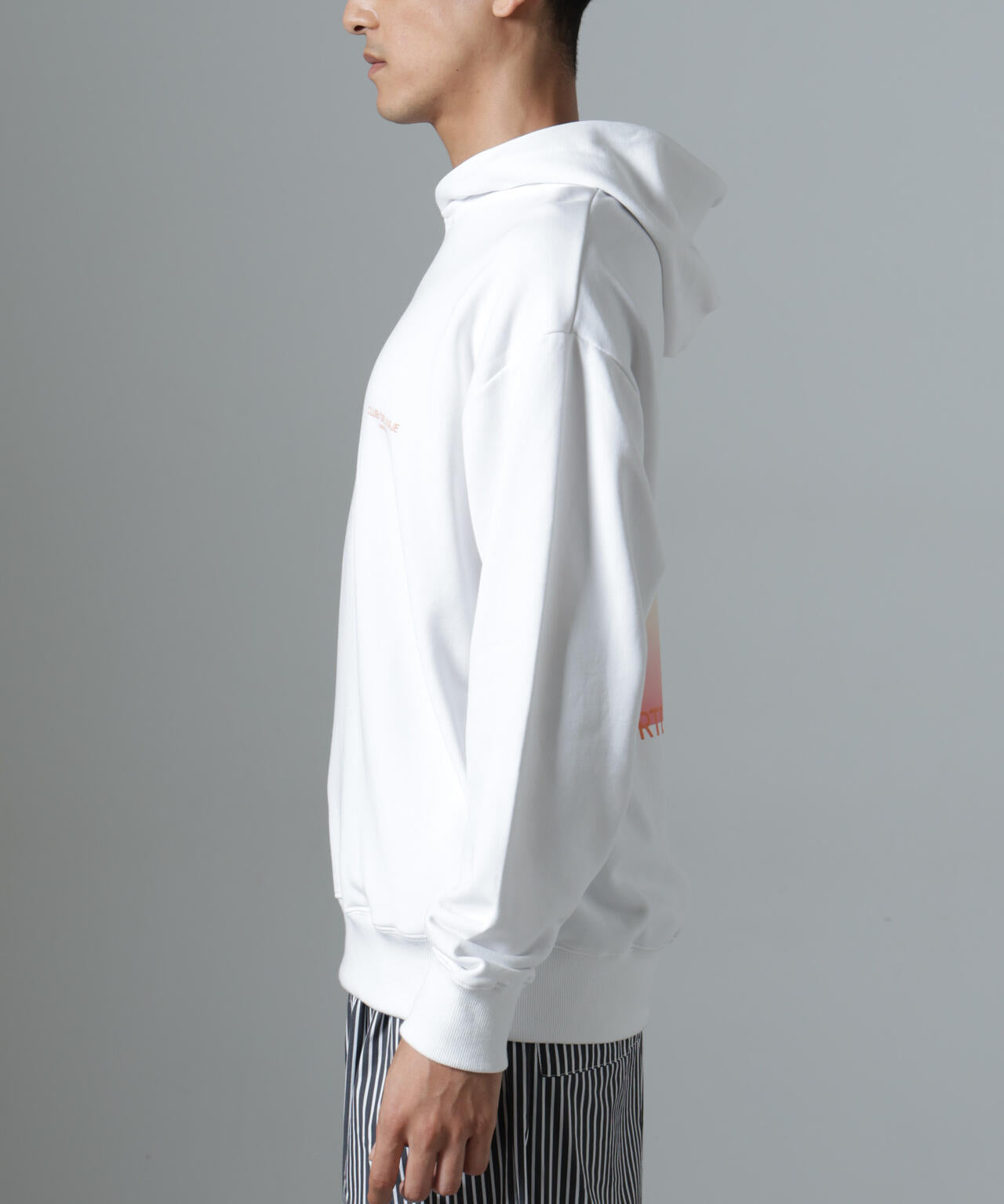 ｢NJ/CLUB｣PARKSTOCK プリントスウェットパーカー 6684223228