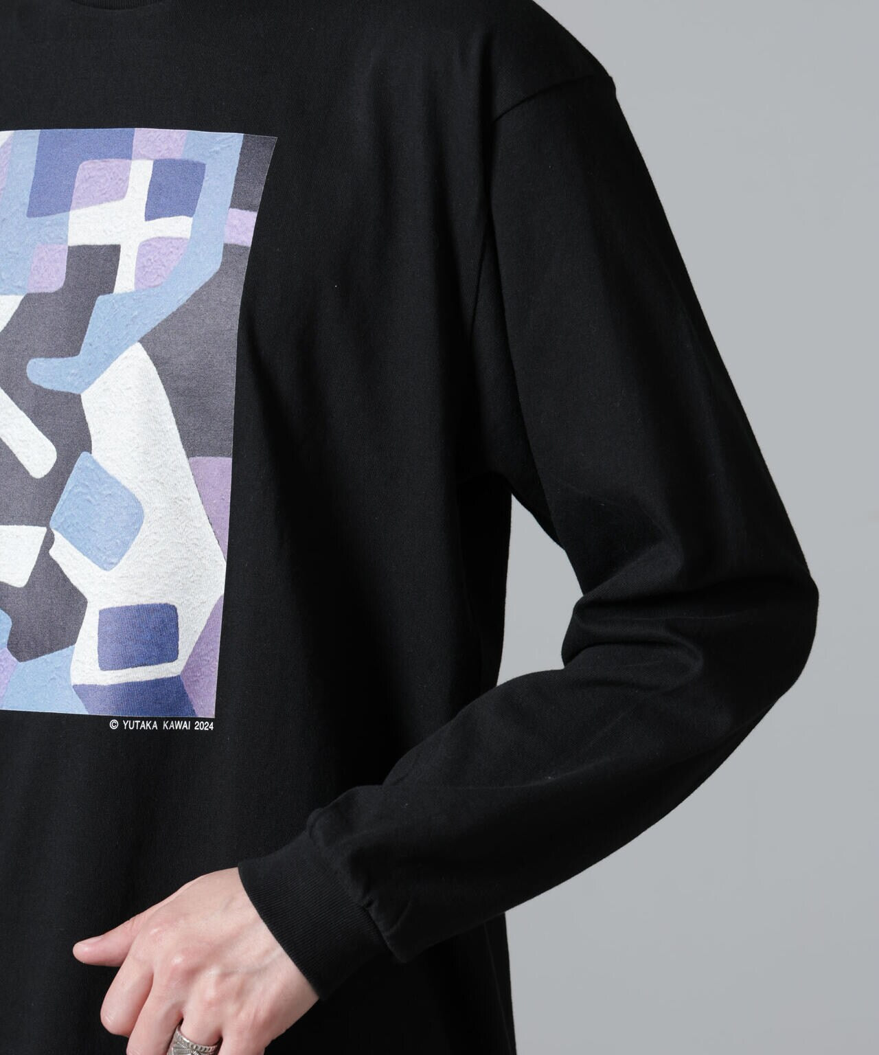 「着るアート」YUTAKA KAWAI ロングスリーブTEE 6684223240