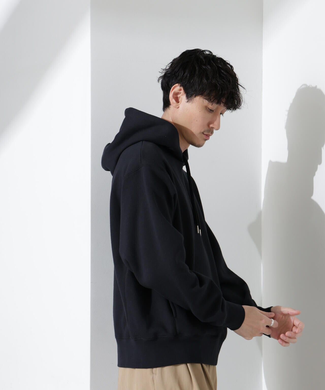 nano・universe ナノユニバースパーカー完売品サイズ NANO universe パーカー 「WEB限定」テックダンボールダブル