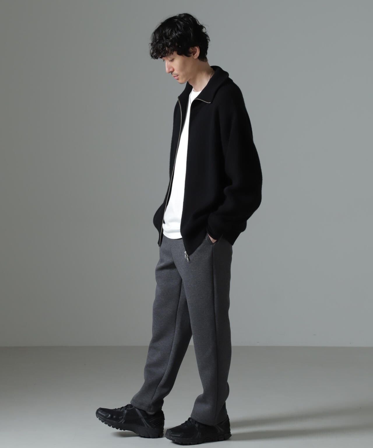 zinn0722商品 ボンディング トレーナー パンツ