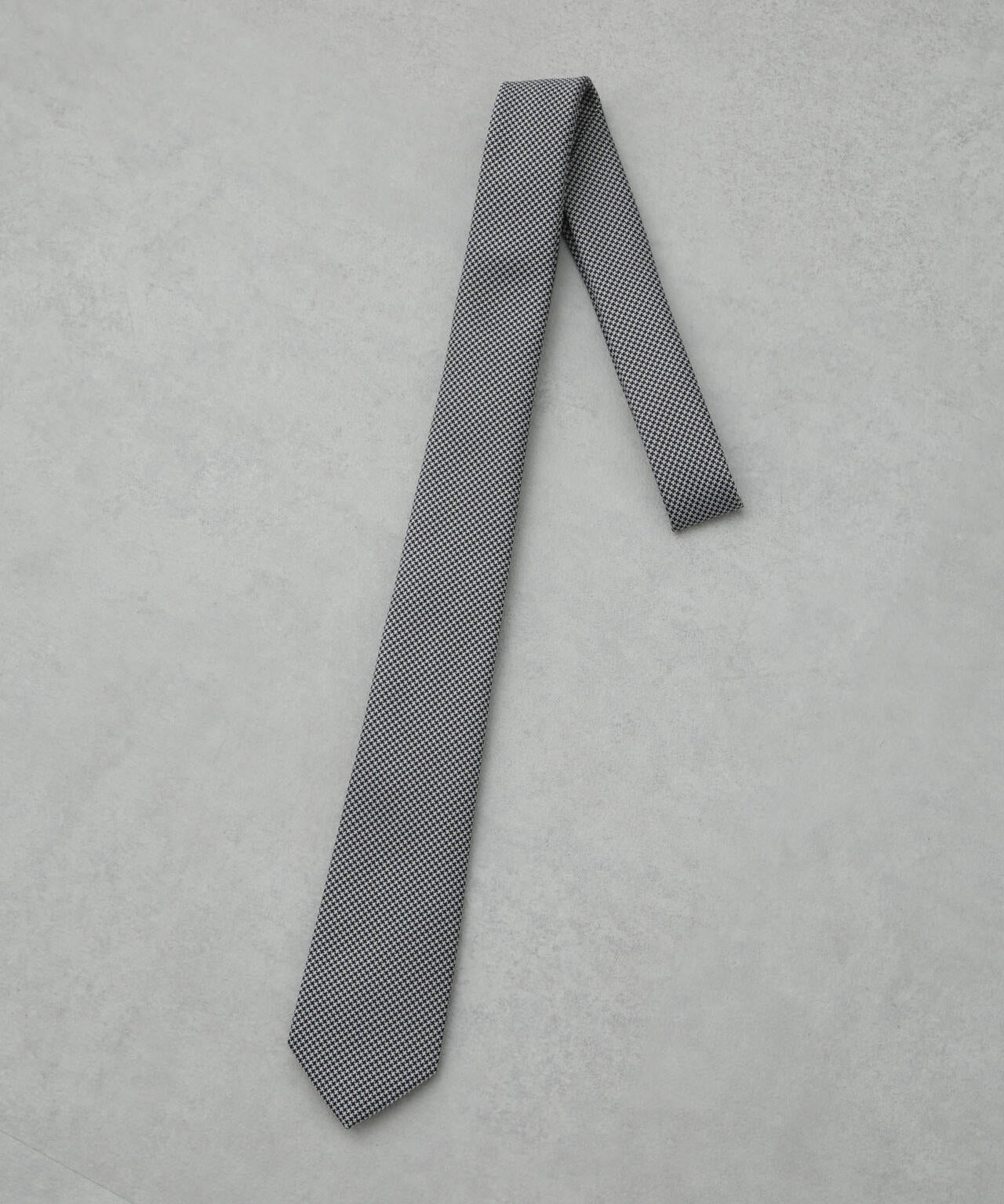 京都 ウォッシャブル ハウンドトゥース ネクタイ