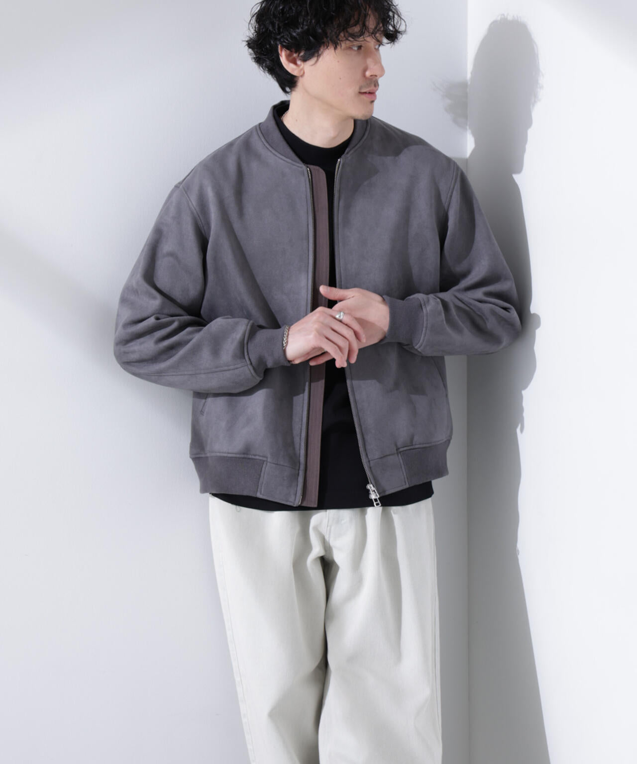 ☆新品☆ナノユニバースオリーブ MA-1 サイズM