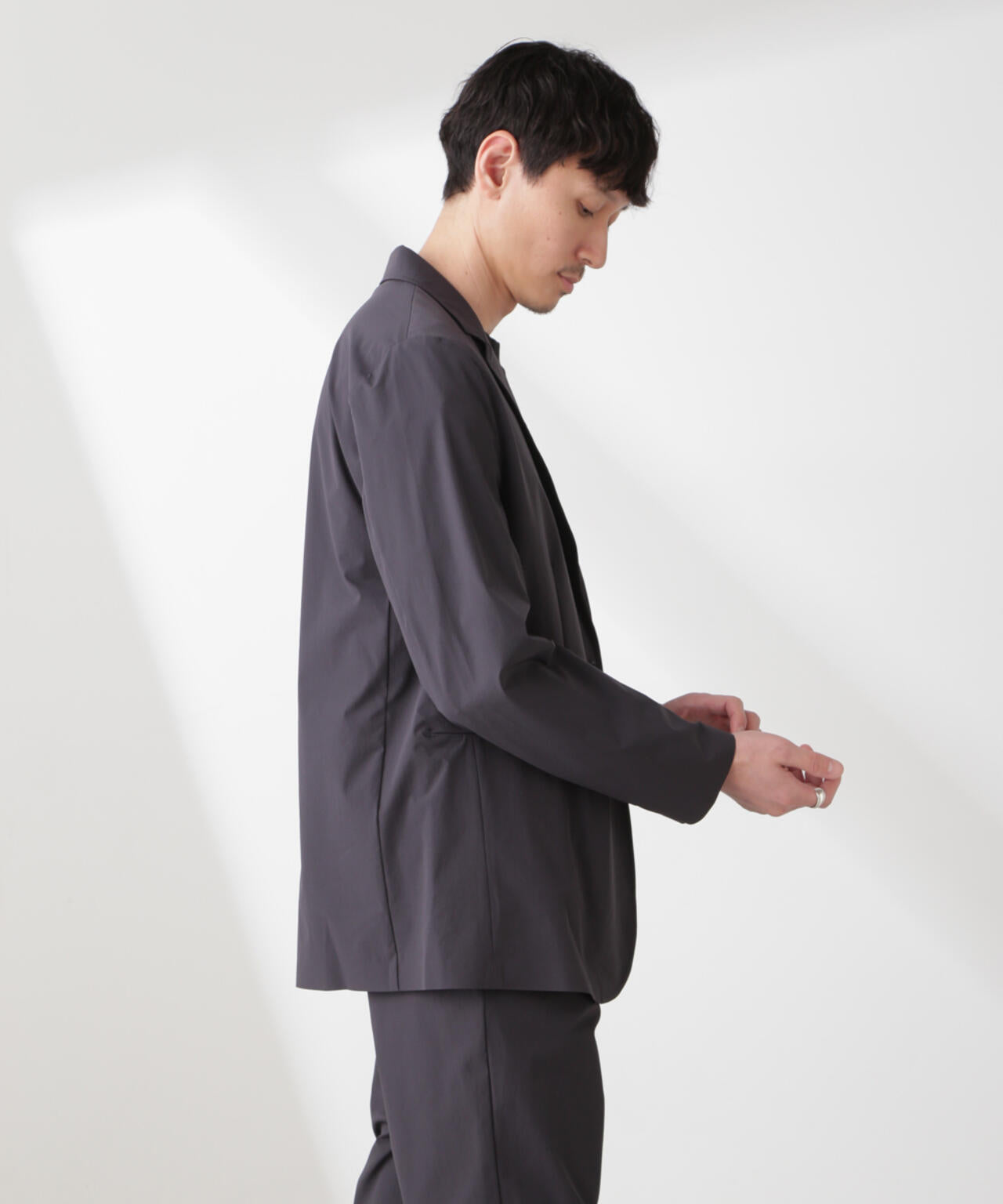 ストレッチ エヌライン プレシャス スーツ セットアップ ブラック 9号 無地 こんなスーツがあったらいいのにな」こだわりが詰まった