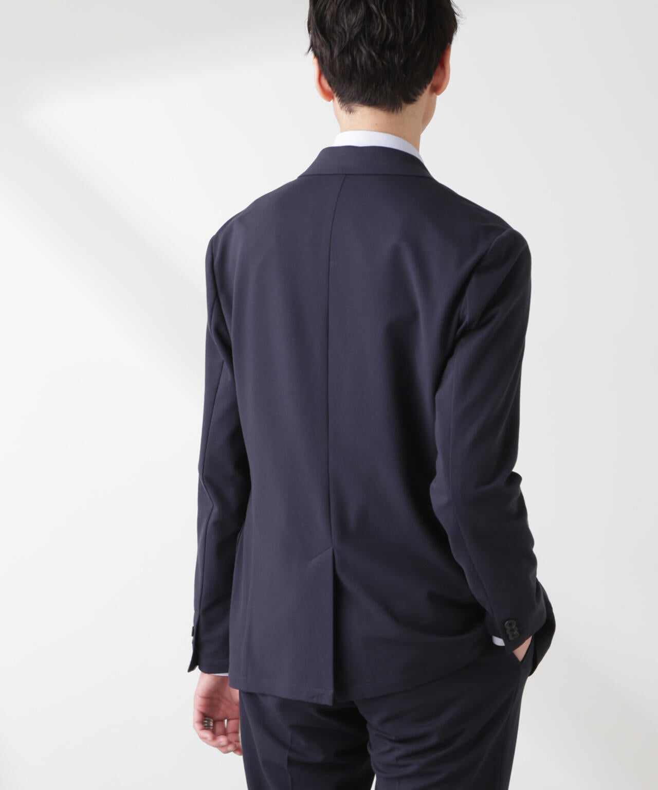 ナノ・ユニバース　セットアップジャケットパンツ　極美品 WEB限定/カットジョーゼットジャケット＋パンツセットアップ