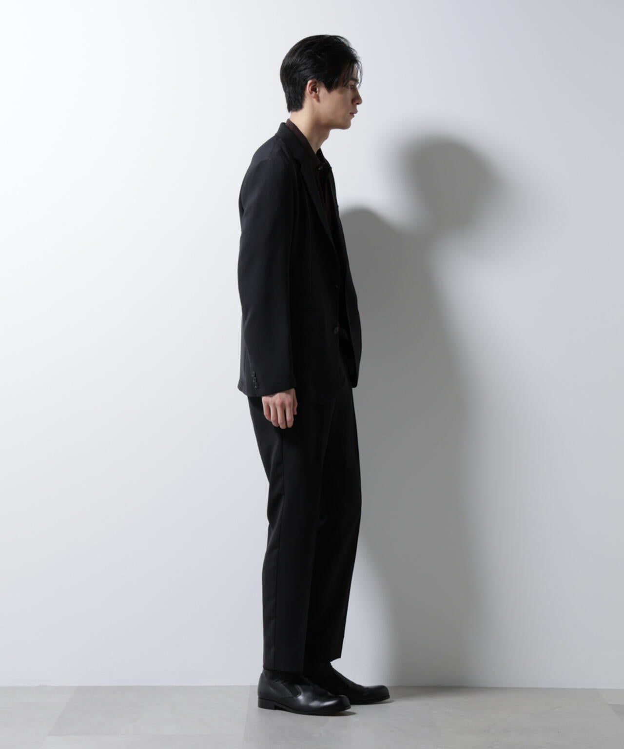ナノ・ユニバース ストレッチポンチセットアップ ジャージ素材 アクティブストレッチ ポンチ セットアップ
