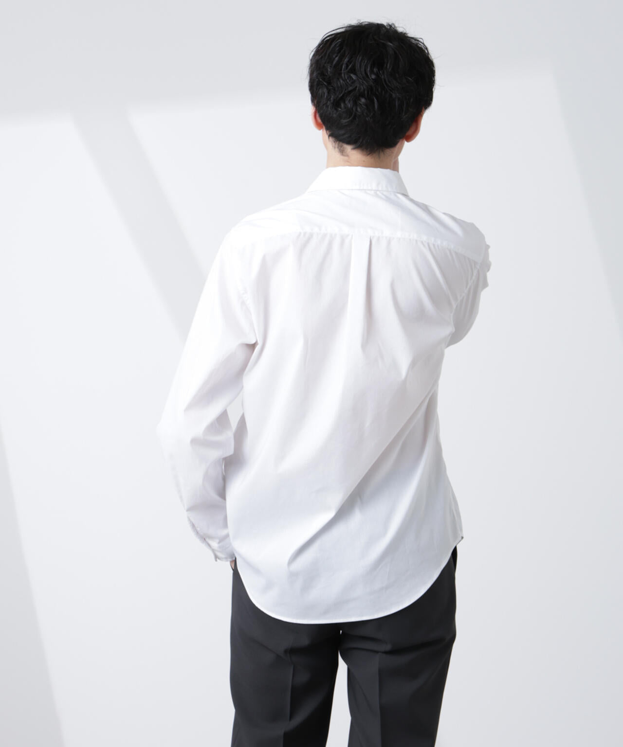 「ICE FLOW LINEN」カッタウェイシャツ 長袖 6685120207