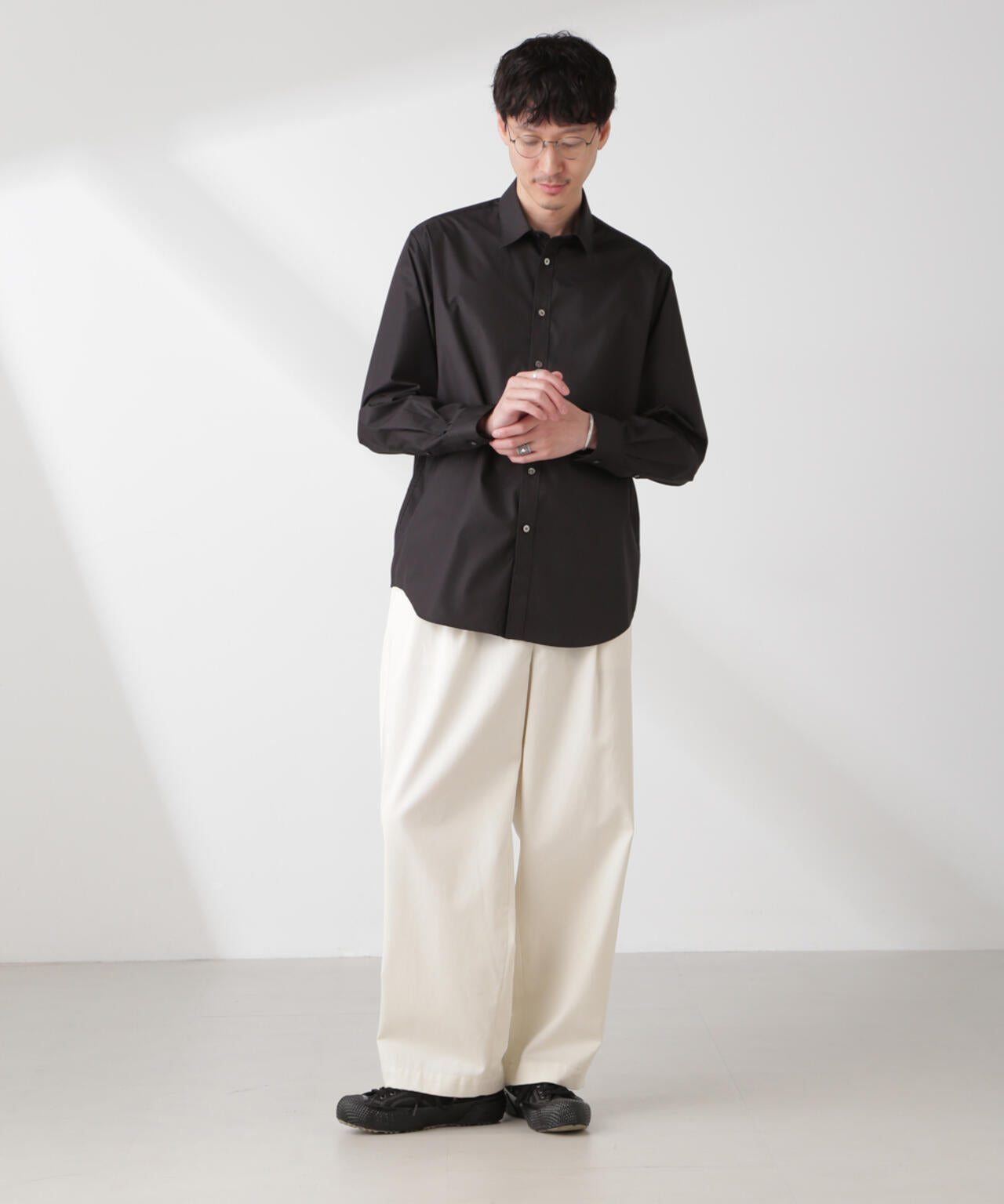 ESTENEIGE(R) レギュラーカラーシャツ 長袖/接触冷感 6685120225