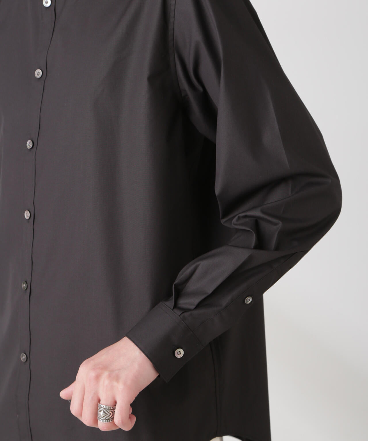 ESTENEIGE(R) レギュラーカラーシャツ 長袖/接触冷感 6685120225