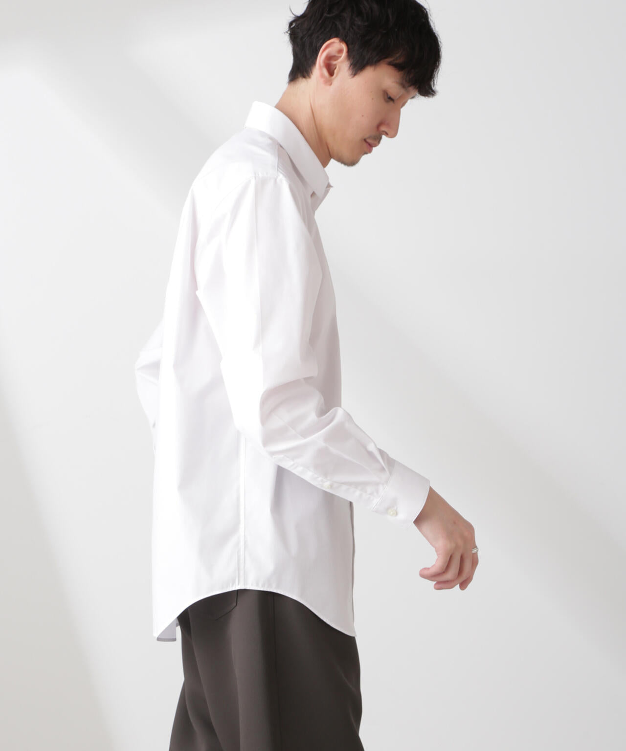 ESTENEIGE(R) レギュラーカラーシャツ 長袖/接触冷感 6685120225