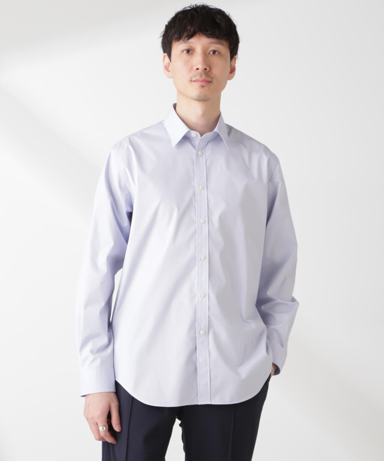 ESTENEIGE(R) レギュラーカラーシャツ 長袖/接触冷感 6685120225