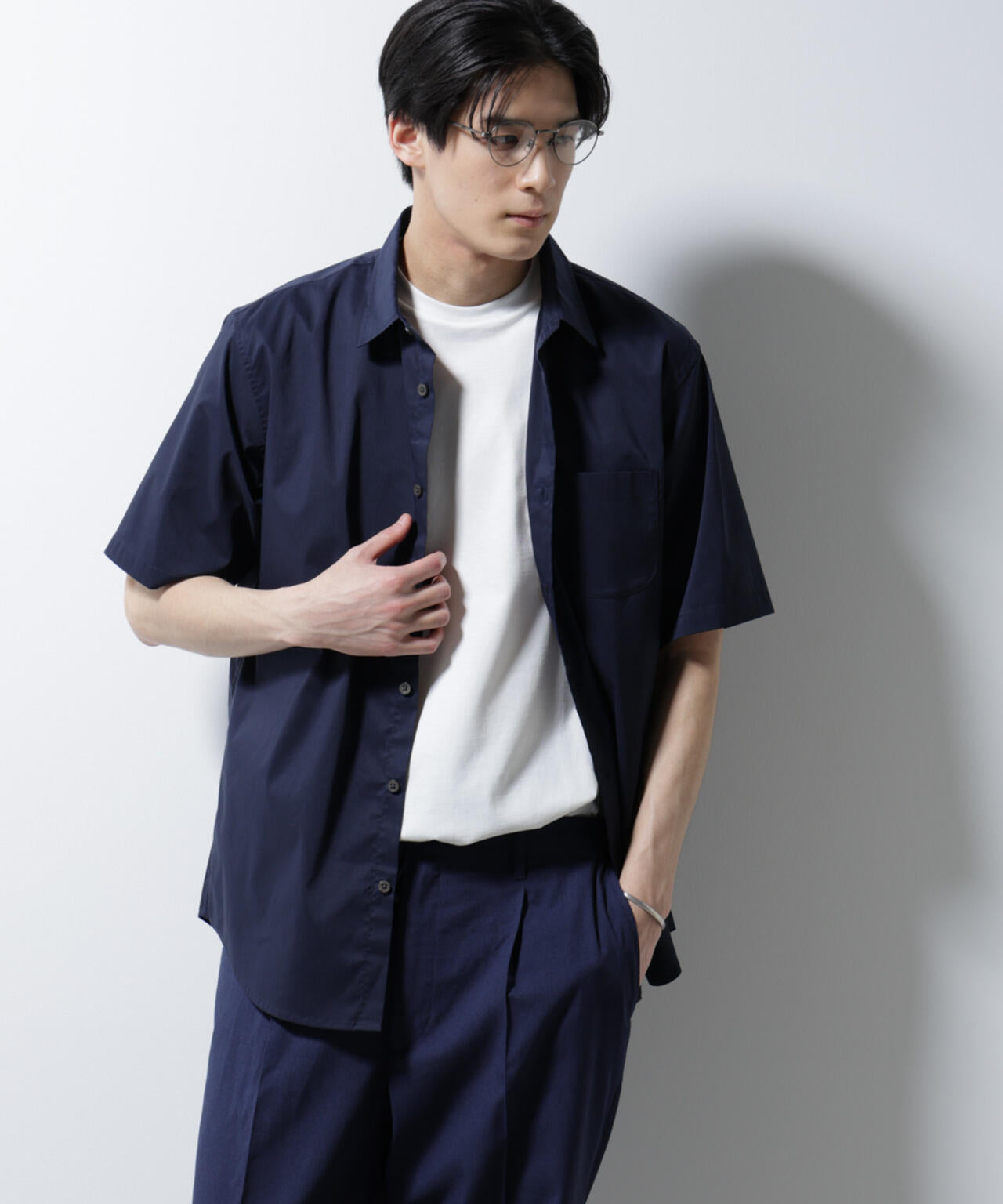 ICE FLOW LINEN｣ レギュラーカラー シャツ 半袖