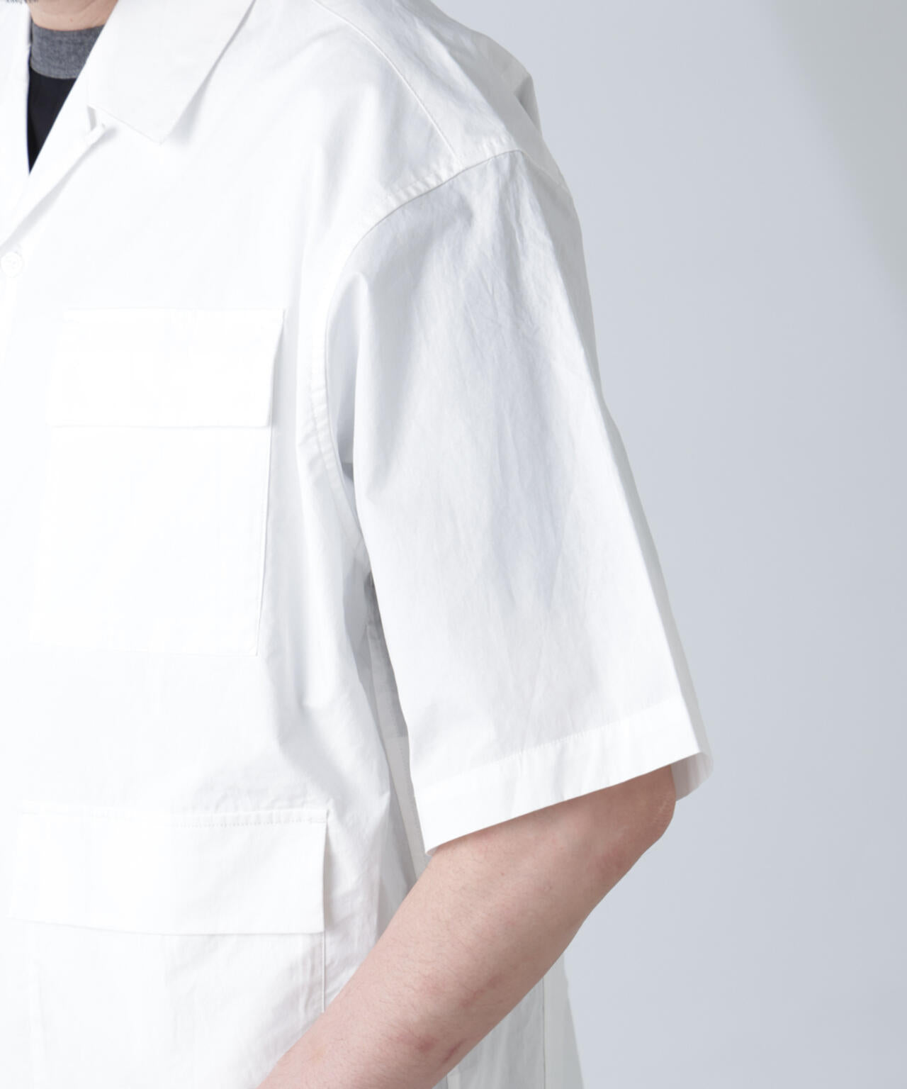 NJ/CLUB」 ユーティリティ マルチポケット シャツ 半袖