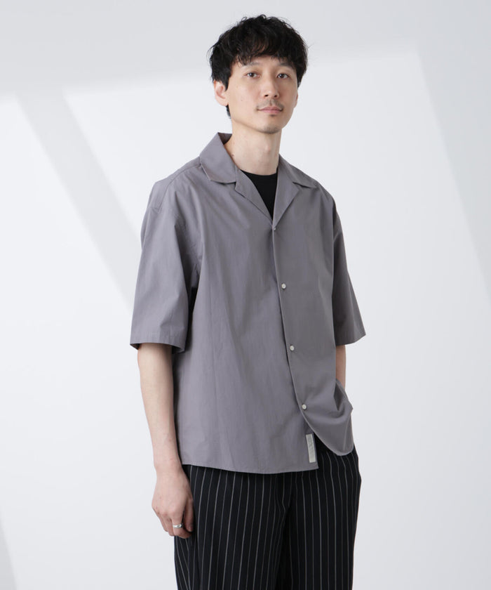 ｢大人のワイドシャツ｣オープンカラー 半袖