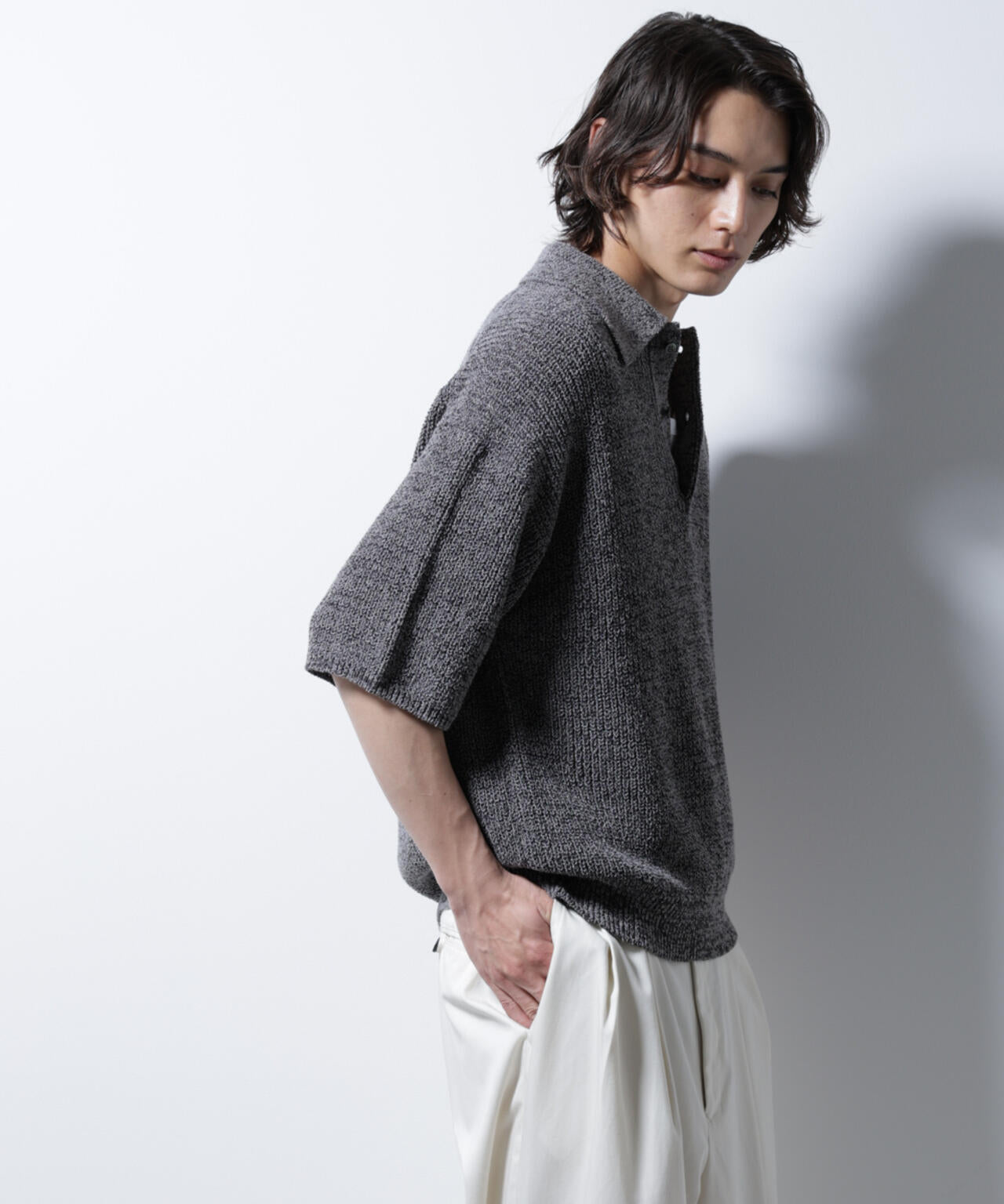 monzee スタンダードポロシャツ trim_ofcrs_itemc8560ce4fd2511e