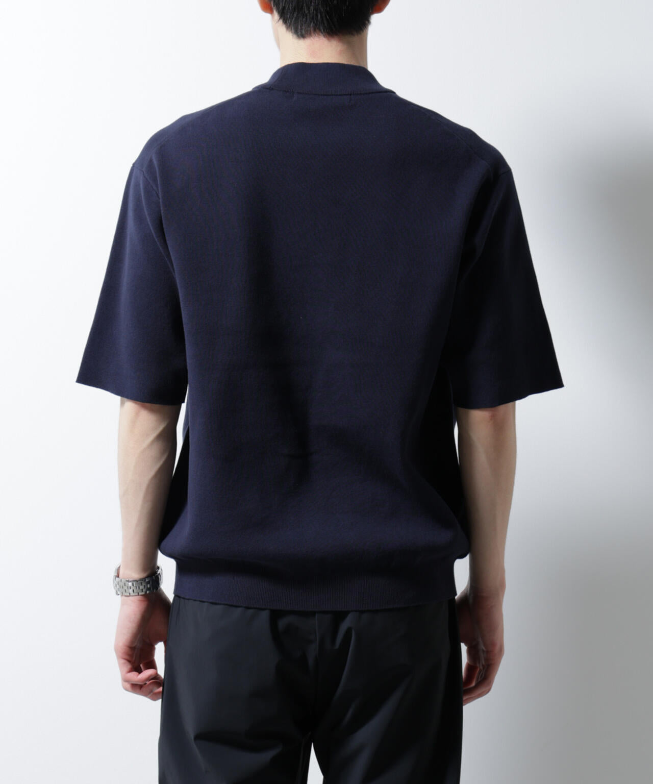 BRIEFING×WLG ミラノリブ切替ニット ナノ・ユニバース 黒M 口コミ・評価｜BRIEFING×WLG ミラノリブ切替セーター（中間着