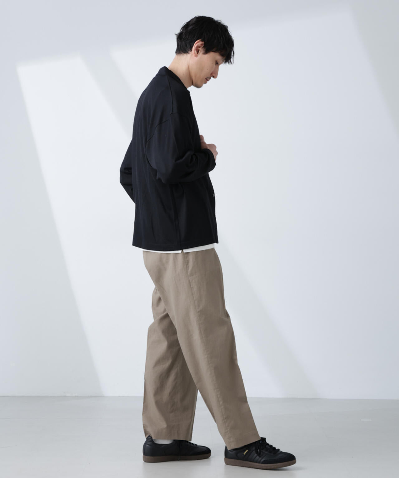 ALL-DAYS COMFORT 100% WOOL」 シャツ カーディガン