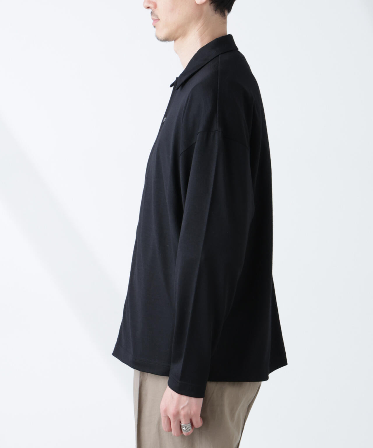 「ALL-DAYS COMFORT 100％ WOOL」 シャツカーディガン ALL-DAYS COMFORT 100% WOOL」 シャツ カーディガン