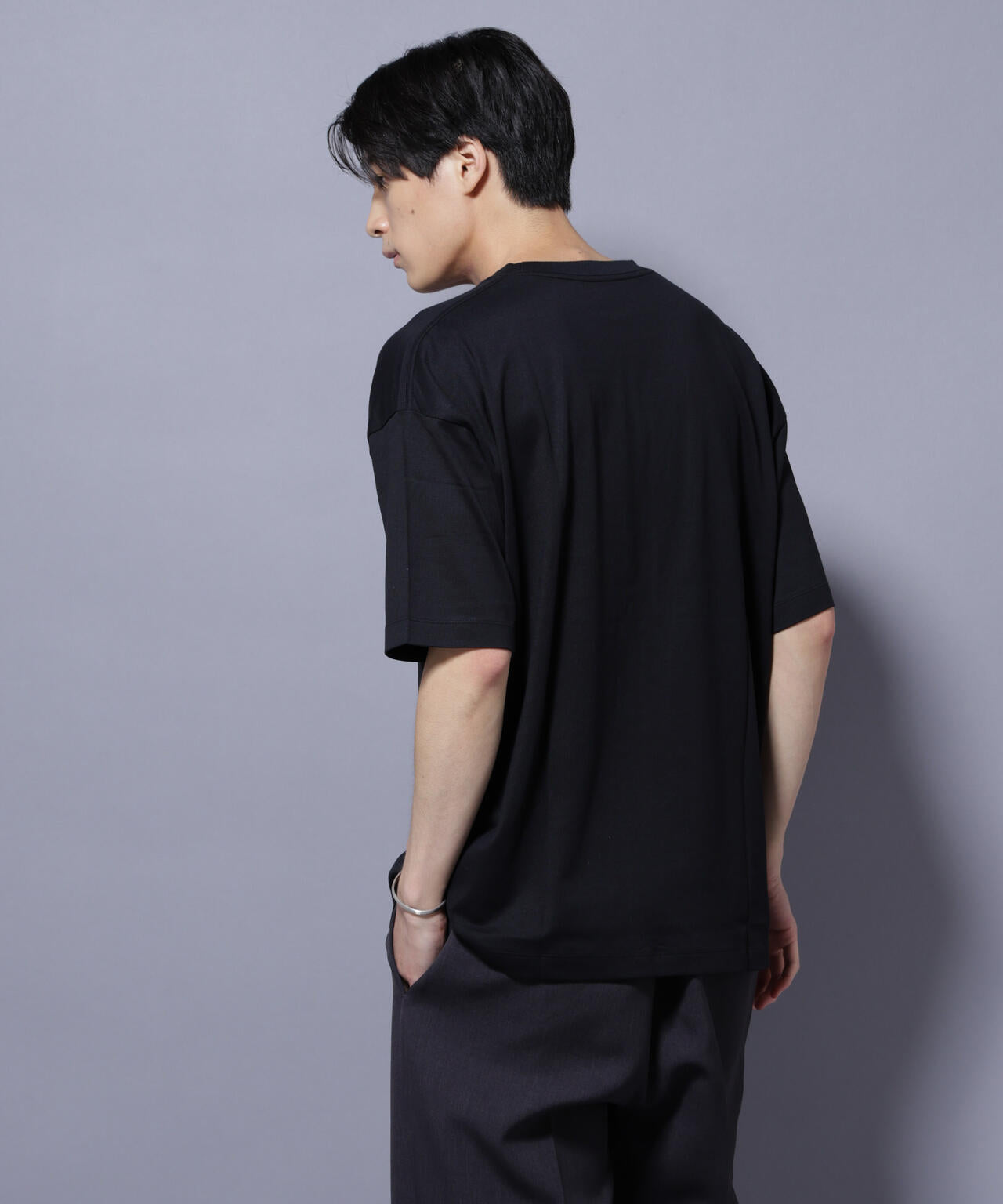 Anti Soaked(R)  汗染み防止 クルーネック ビッグシルエットTシャツ 6685124203