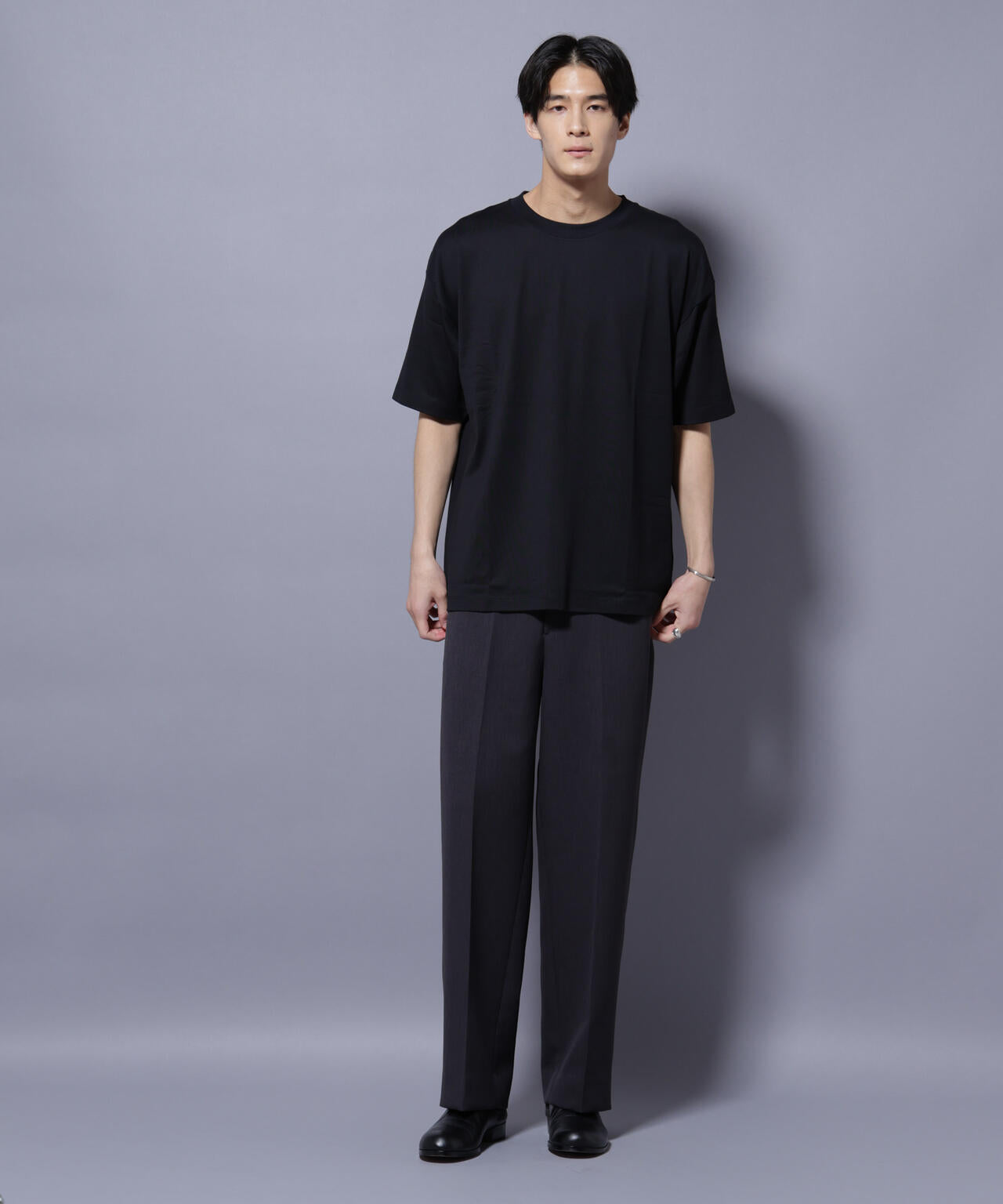 Anti Soaked(R)  汗染み防止 クルーネック ビッグシルエットTシャツ 6685124203
