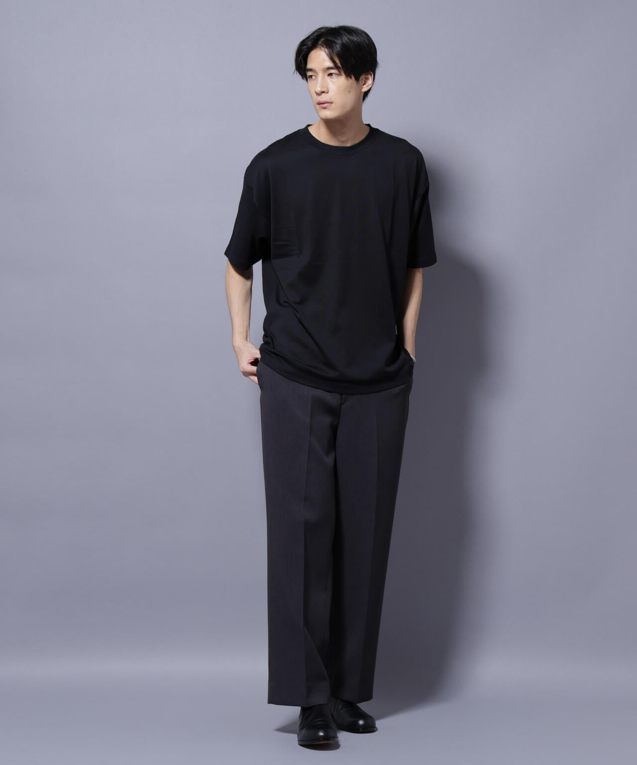 Anti Soaked(R)  汗染み防止 クルーネック ビッグシルエットTシャツ 6685124203