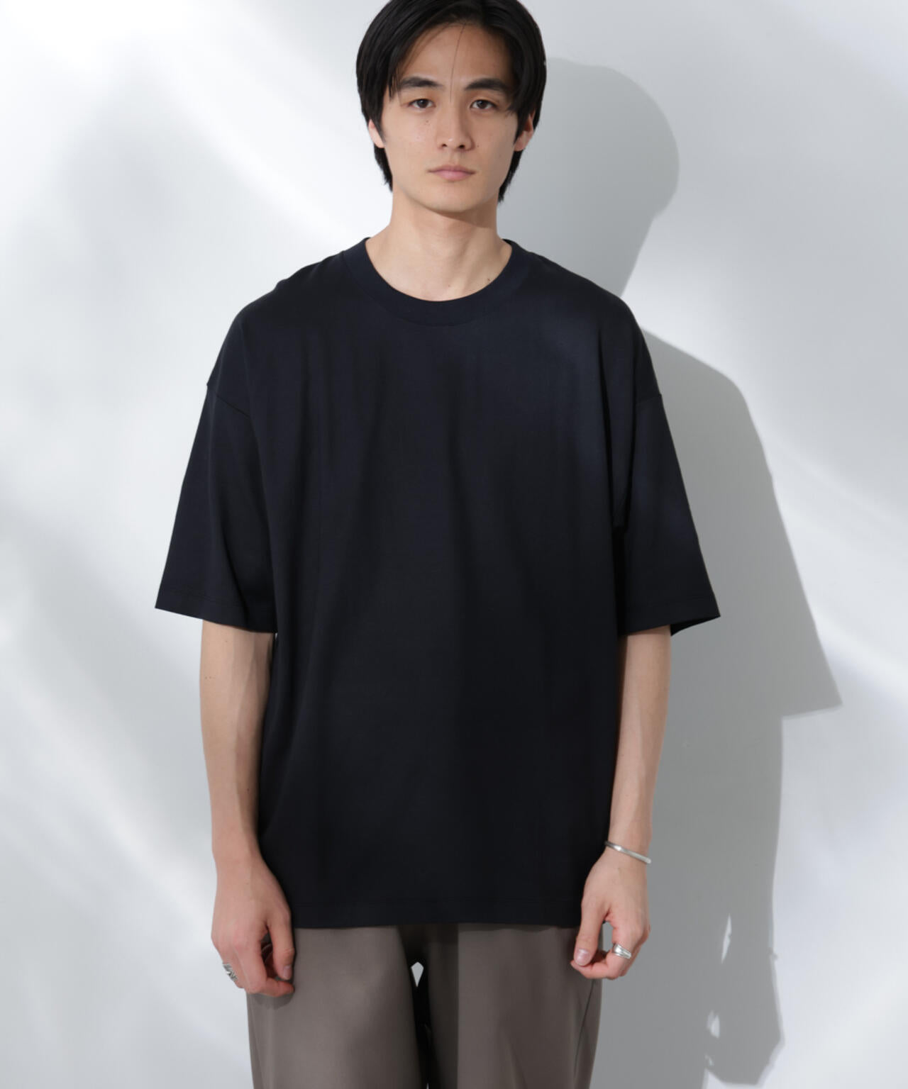 Anti Soaked(R)  汗染み防止 クルーネック ビッグシルエットTシャツ 6685124203