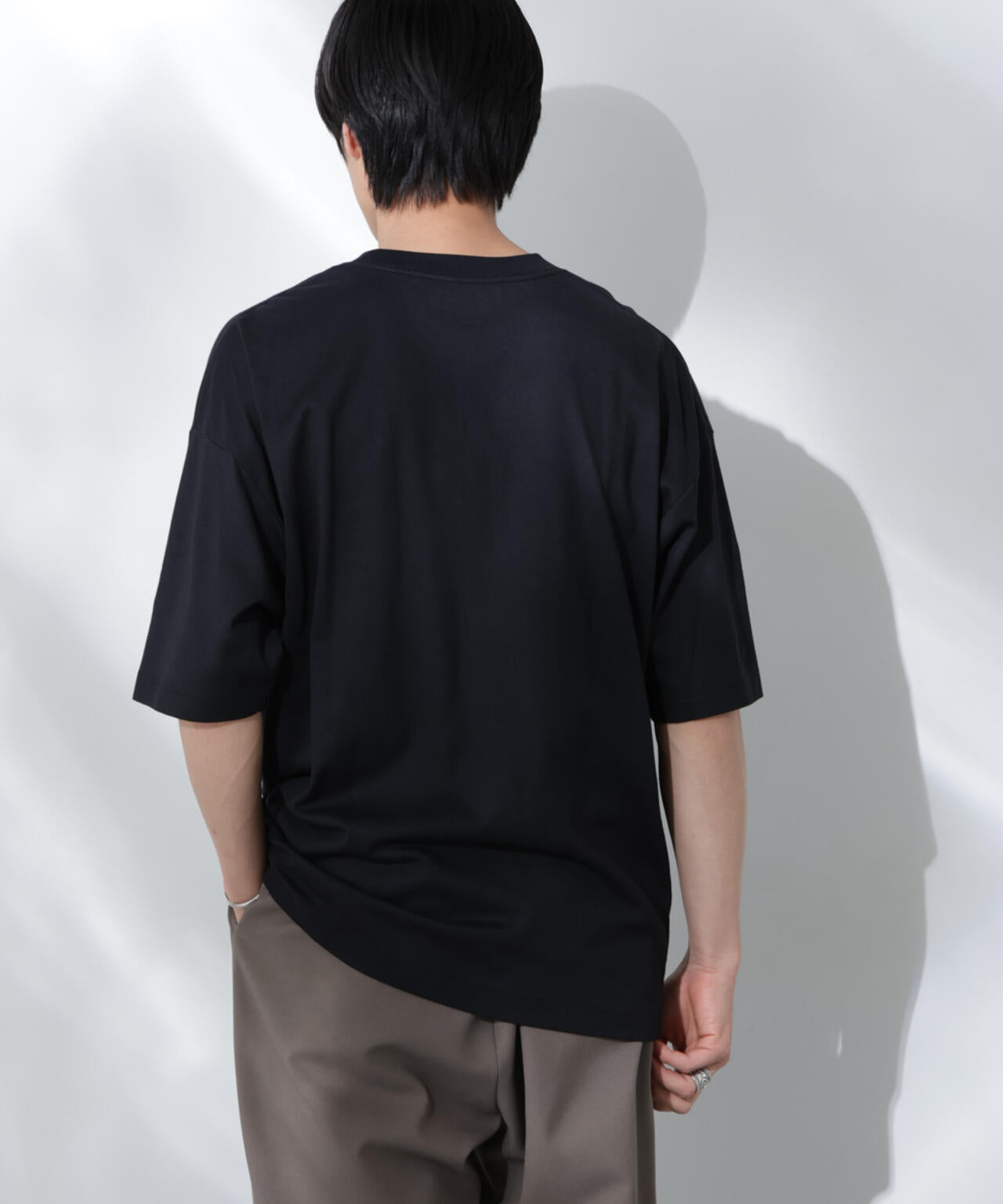 Anti Soaked(R)  汗染み防止 クルーネック ビッグシルエットTシャツ 6685124203