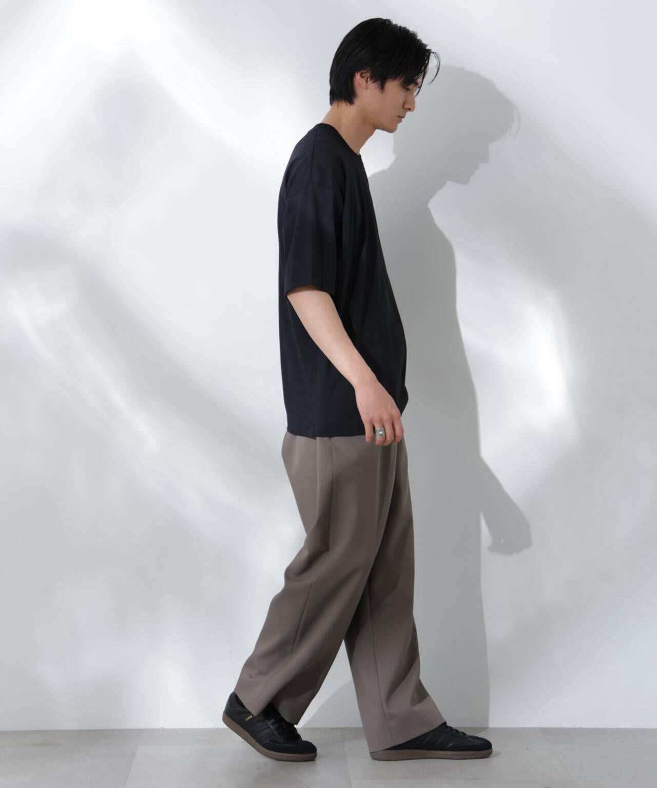 Anti Soaked(R)  汗染み防止 クルーネック ビッグシルエットTシャツ 6685124203
