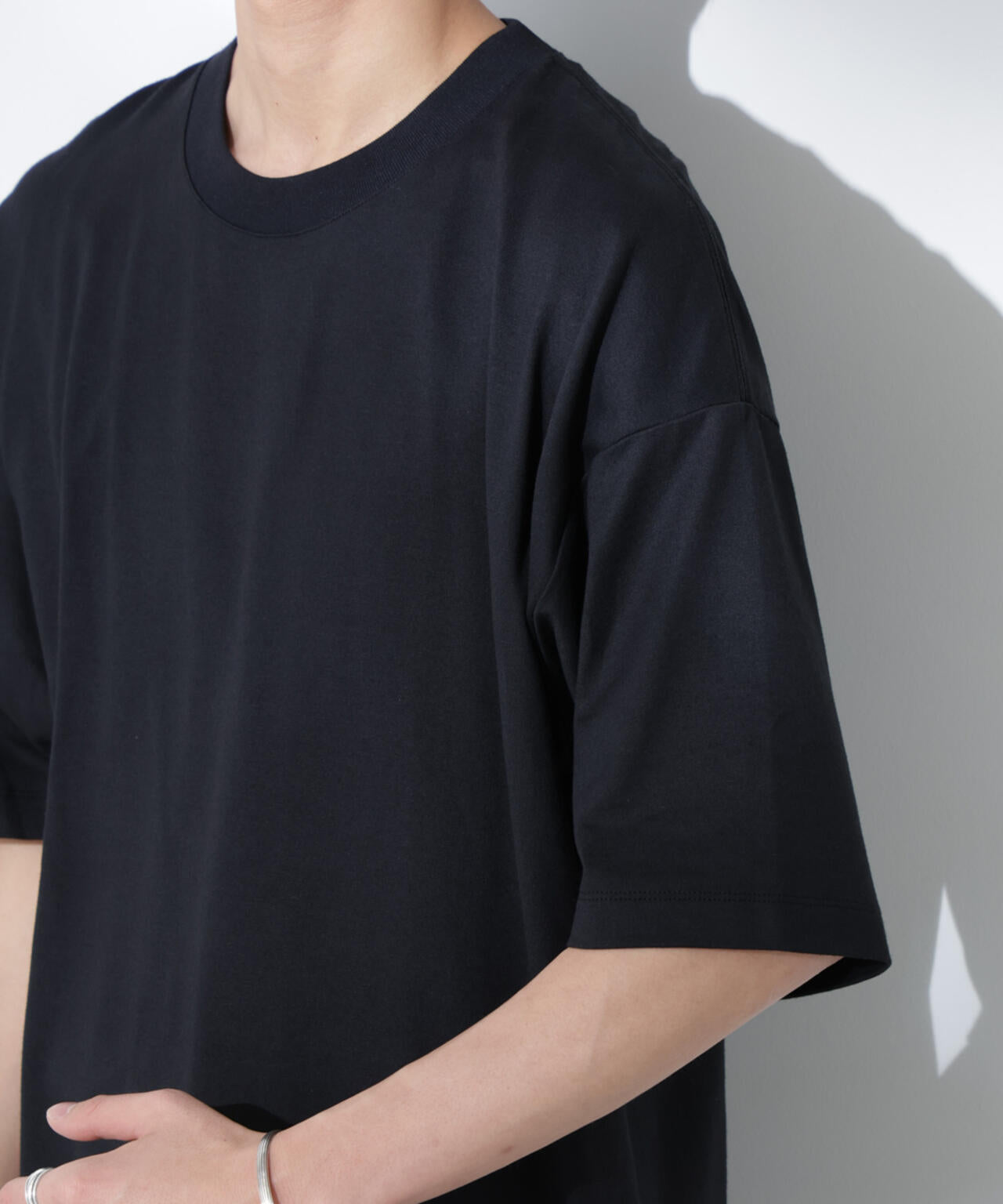 Anti Soaked(R)  汗染み防止 クルーネック ビッグシルエットTシャツ 6685124203