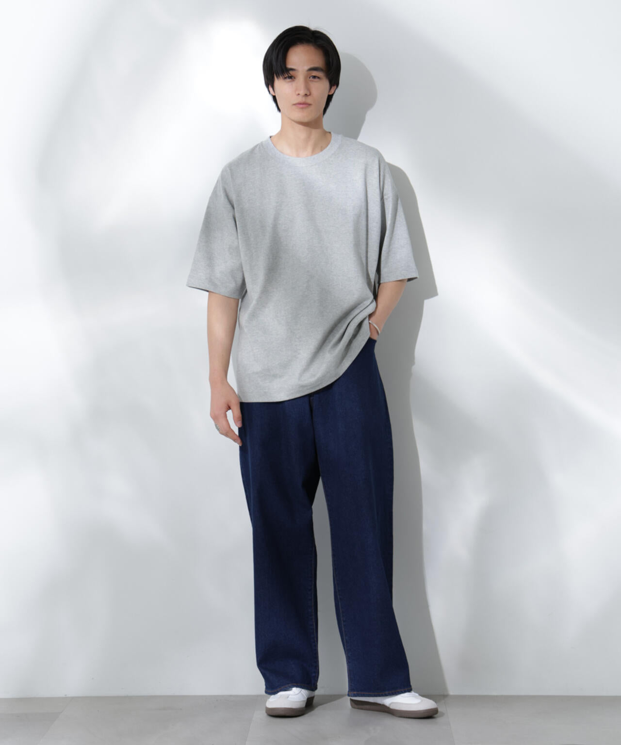 Anti Soaked(R)  汗染み防止 クルーネック ビッグシルエットTシャツ 6685124203