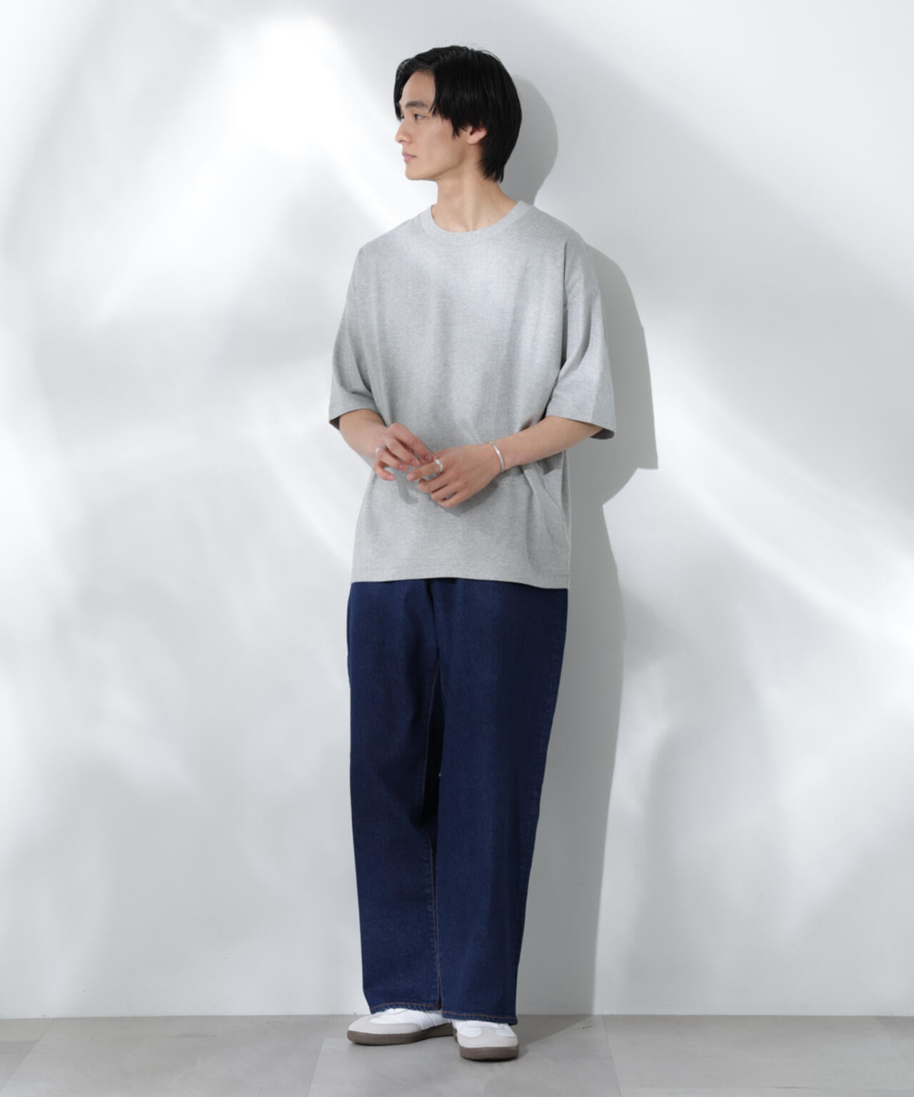 Anti Soaked(R)  汗染み防止 クルーネック ビッグシルエットTシャツ 6685124203