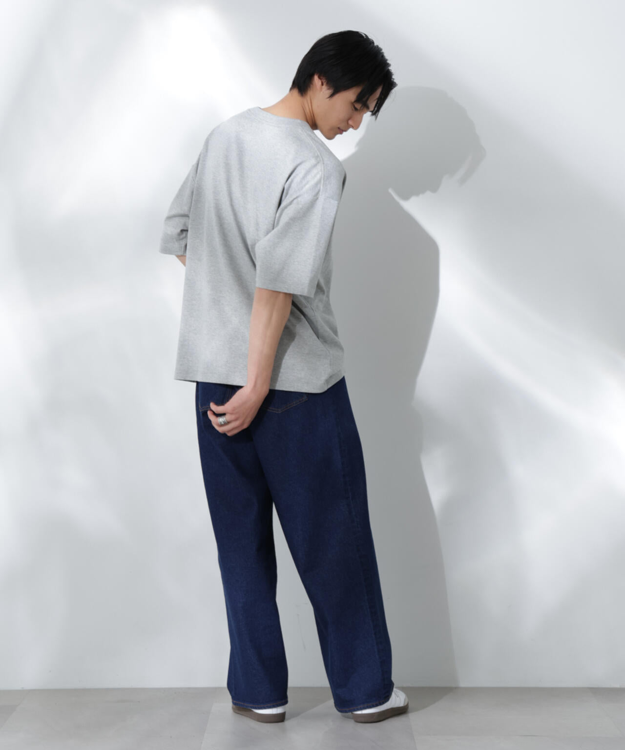 Anti Soaked(R)  汗染み防止 クルーネック ビッグシルエットTシャツ 6685124203