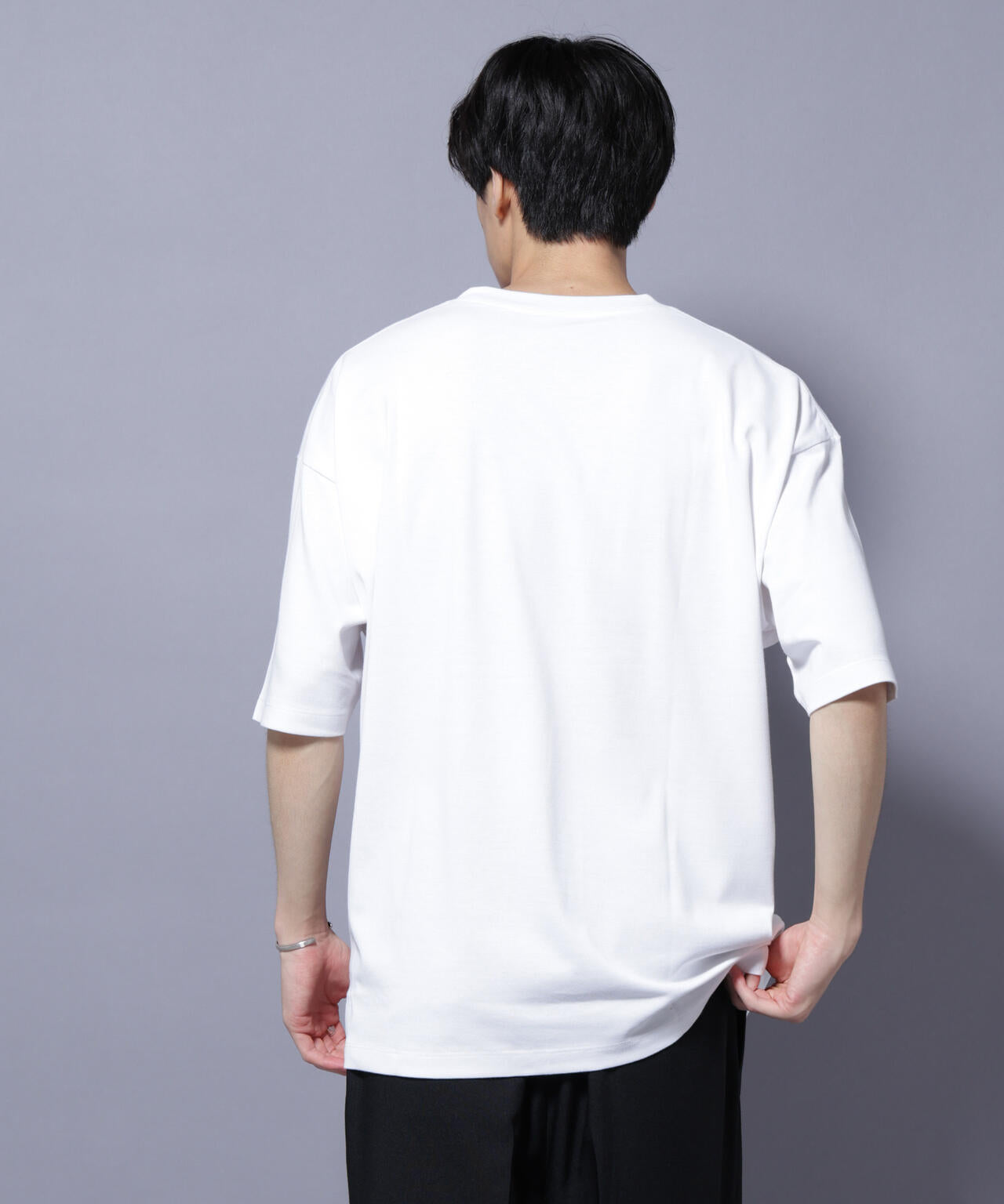 Anti Soaked(R)  汗染み防止 クルーネック ビッグシルエットTシャツ 6685124203