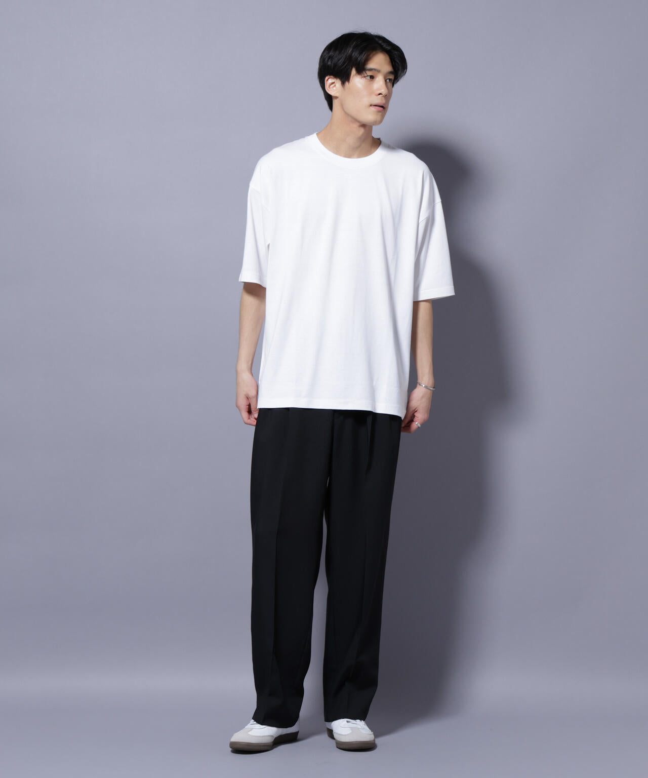 Anti Soaked(R)  汗染み防止 クルーネック ビッグシルエットTシャツ 6685124203
