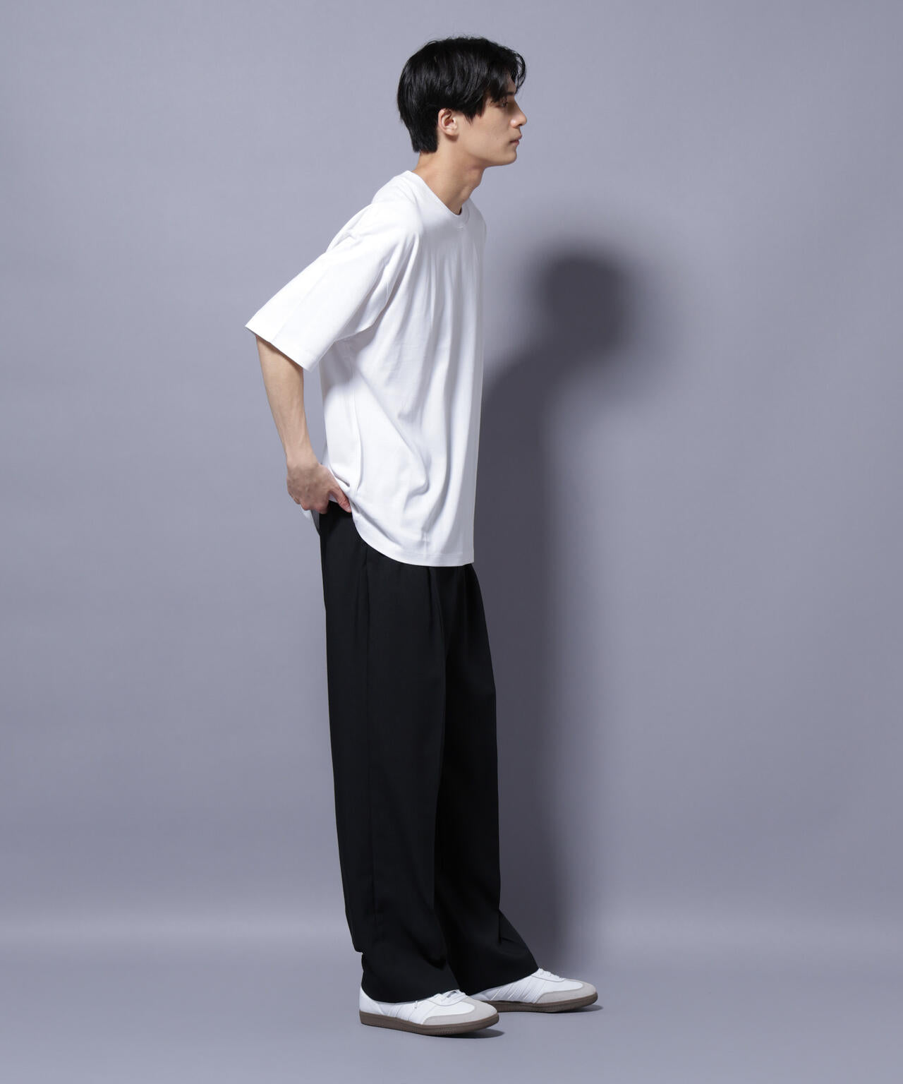 Anti Soaked(R)  汗染み防止 クルーネック ビッグシルエットTシャツ 6685124203