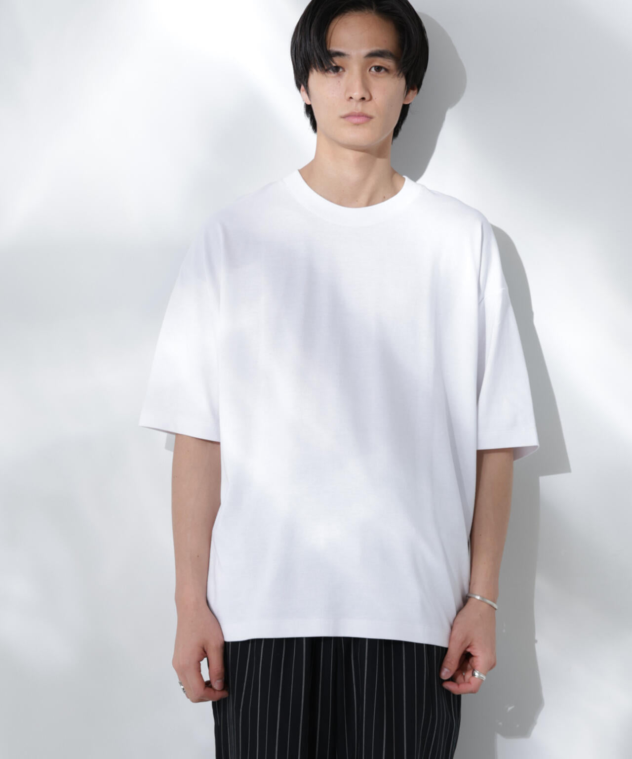 Anti Soaked(R)  汗染み防止 クルーネック ビッグシルエットTシャツ 6685124203