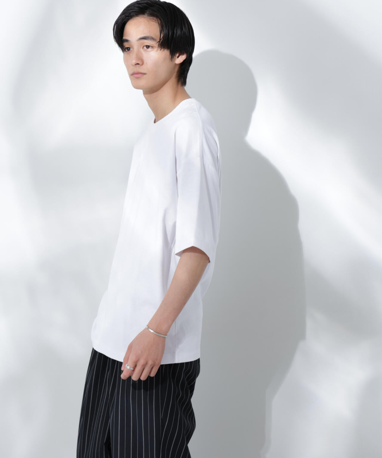 Anti Soaked(R)  汗染み防止 クルーネック ビッグシルエットTシャツ 6685124203