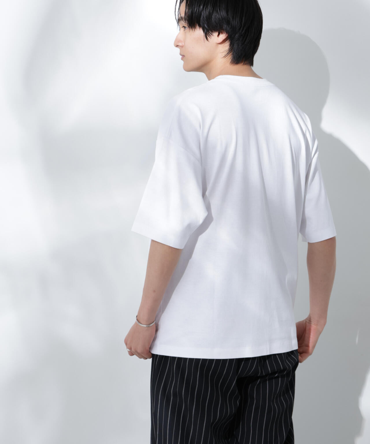 Anti Soaked(R)  汗染み防止 クルーネック ビッグシルエットTシャツ 6685124203