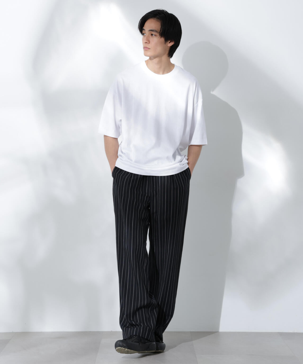 Anti Soaked(R)  汗染み防止 クルーネック ビッグシルエットTシャツ 6685124203