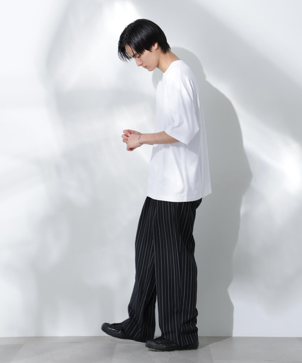Anti Soaked(R)  汗染み防止 クルーネック ビッグシルエットTシャツ 6685124203