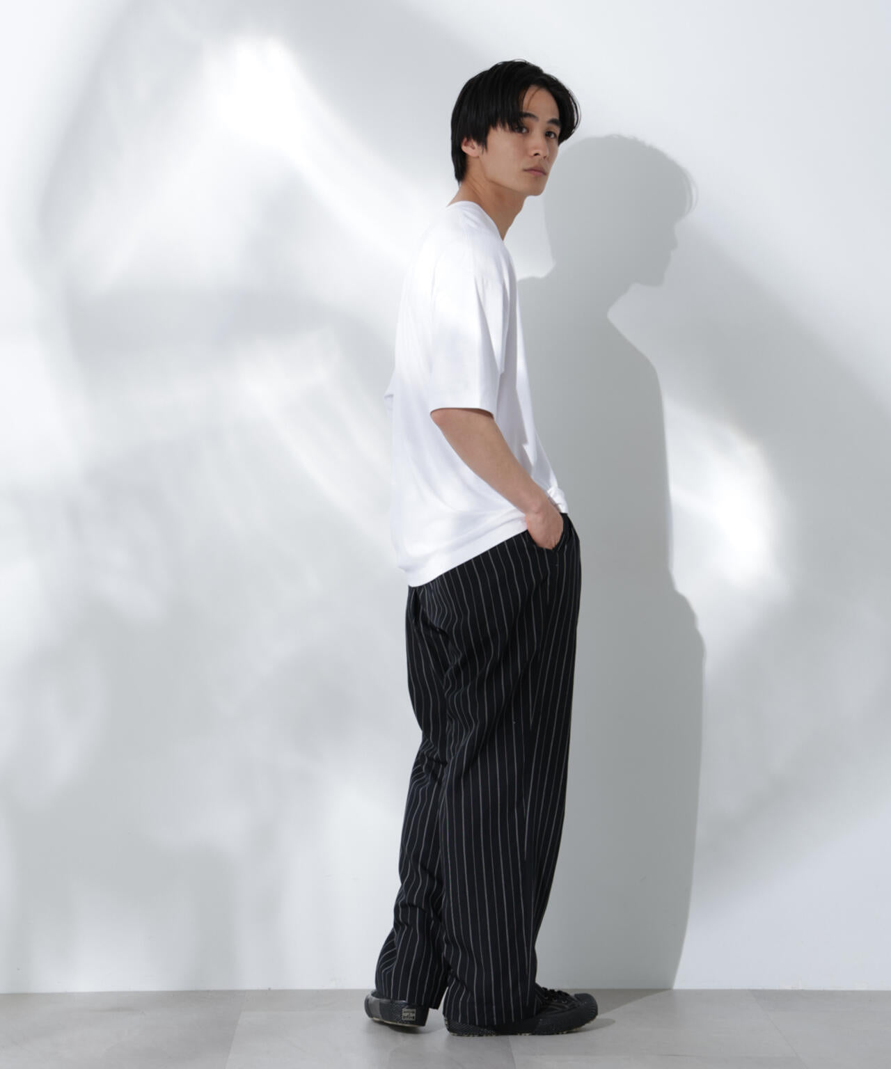 Anti Soaked(R)  汗染み防止 クルーネック ビッグシルエットTシャツ 6685124203