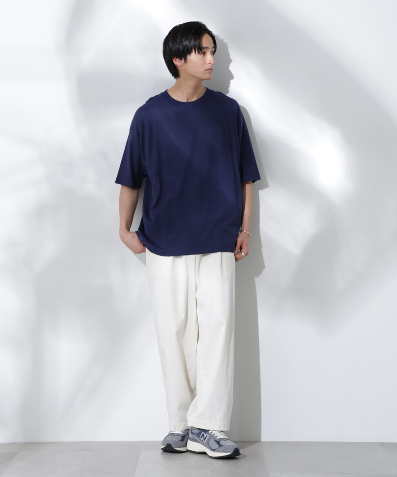 Anti Soaked(R)  汗染み防止 クルーネック ビッグシルエットTシャツ 6685124203