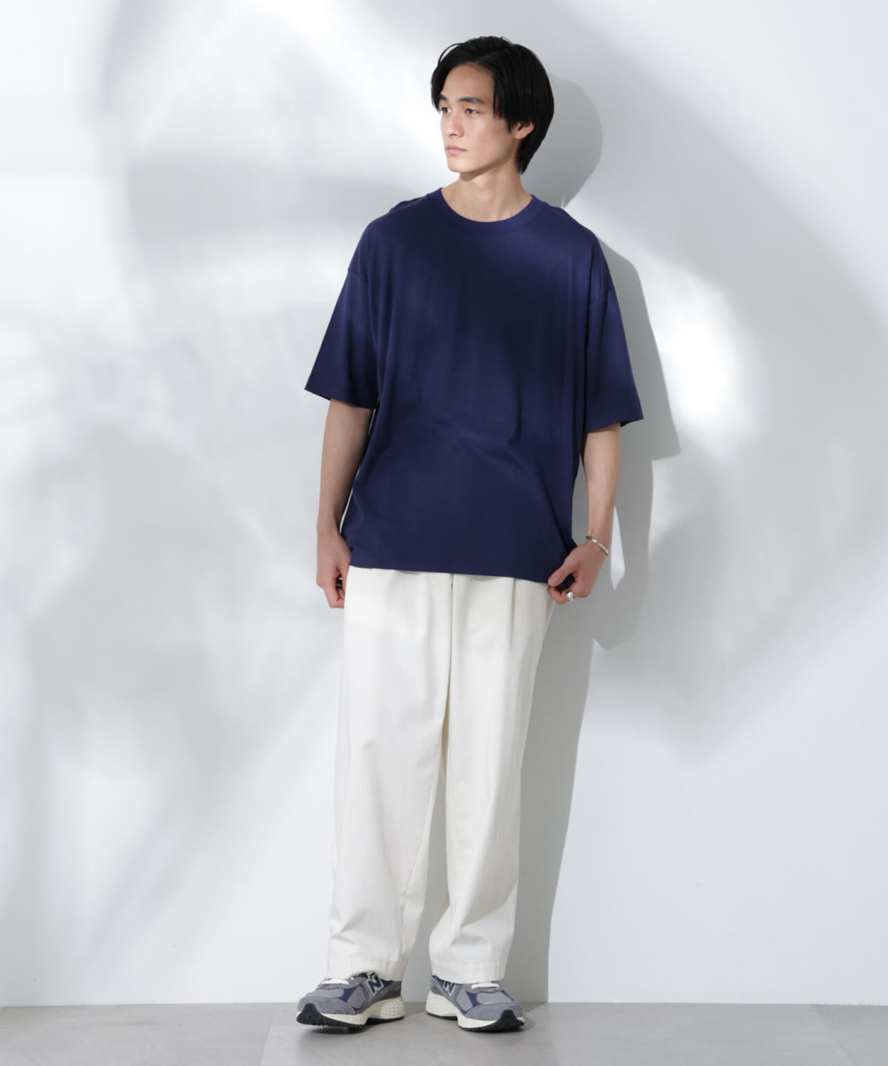 Anti Soaked(R)  汗染み防止 クルーネック ビッグシルエットTシャツ 6685124203