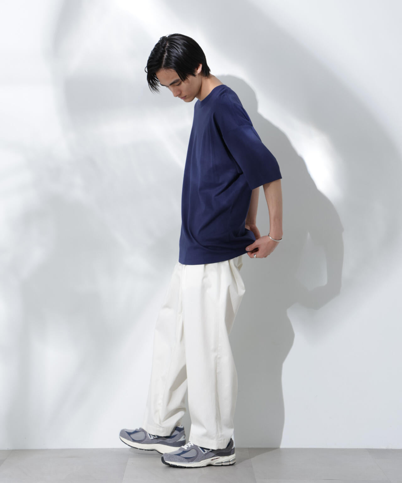 Anti Soaked(R)  汗染み防止 クルーネック ビッグシルエットTシャツ 6685124203