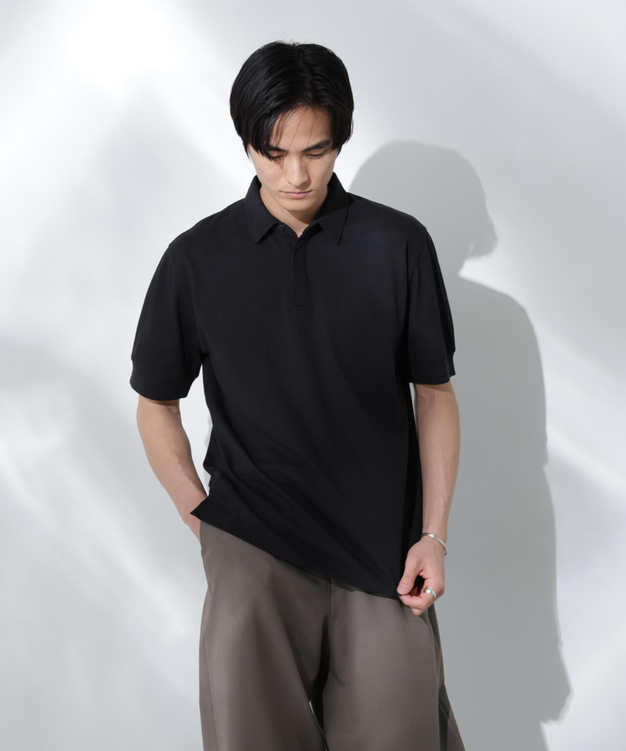 Anti Soaked(R) 汗染み防止 比翼ポロシャツ Anti Soaked(R) 汗染み防止 比翼 ポロシャツ