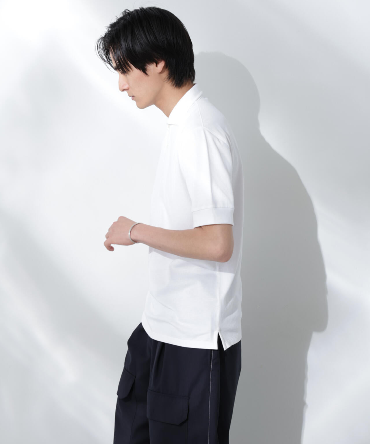 Anti Soaked ポロシャツ/カッタウェイ(2枚セット) NANO universe ポロシャツ WEB限定/Anti Soaked ポロシャツ
