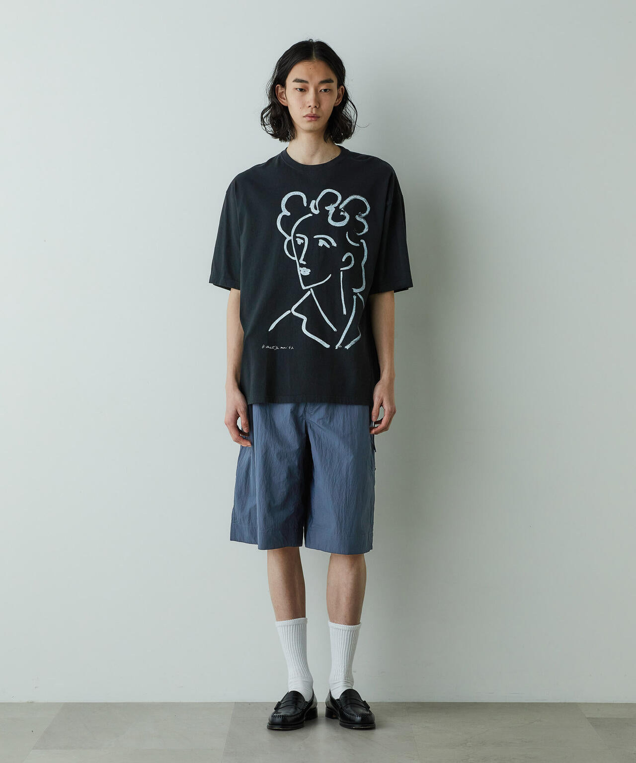 「HOTEL PALACE」オテルパラス アンリマティス アートグラフィックTシャツB 6685124216