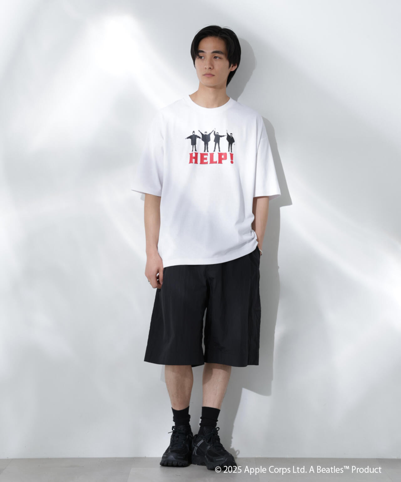 Anti Soaked(R)×BEATLES HELP 汗染み防止Tシャツ Anti Soaked(R) × BEATLES HELP 汗染み防止 Tシャツ