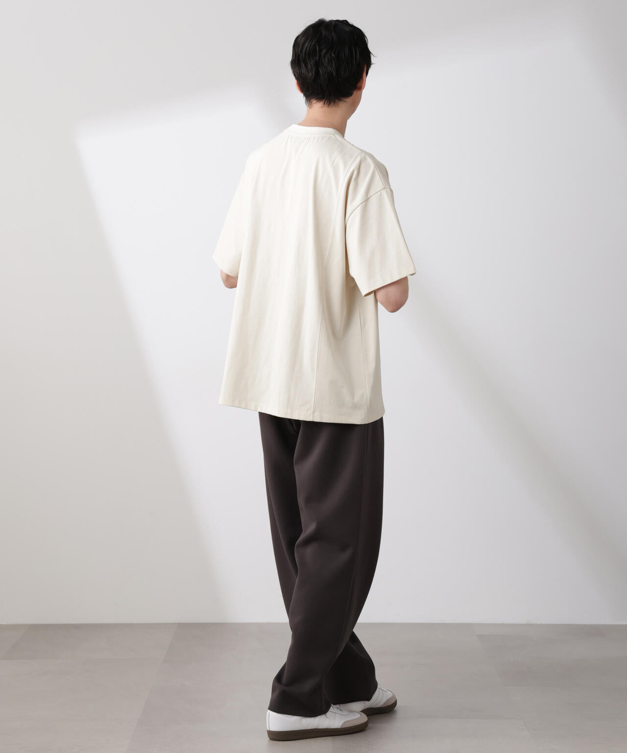 NJ/CLUB」 ENRICH プリント 切り替え Tシャツ