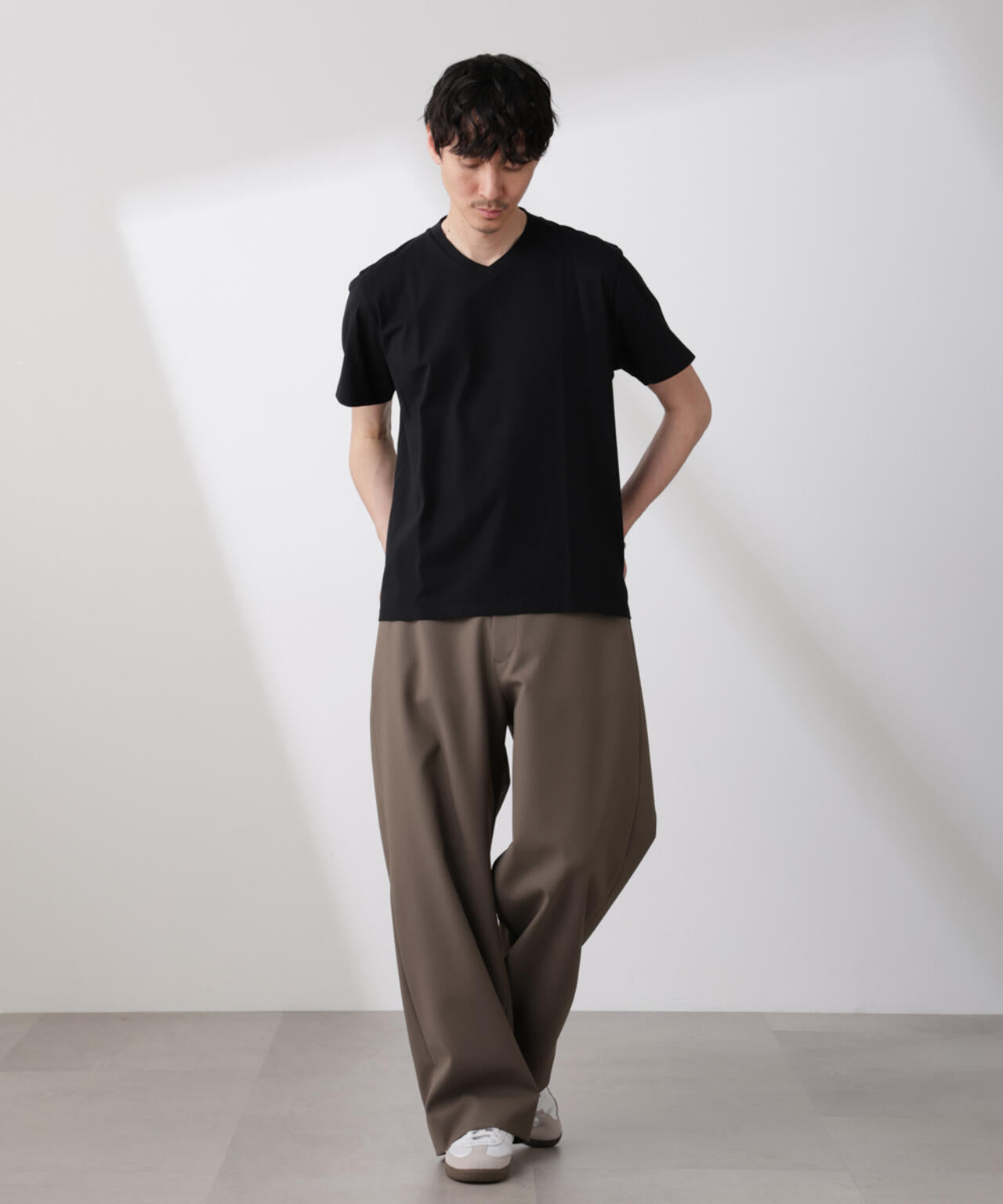 WEB限定/ジャケT(R) Vネック 半袖 6685124229