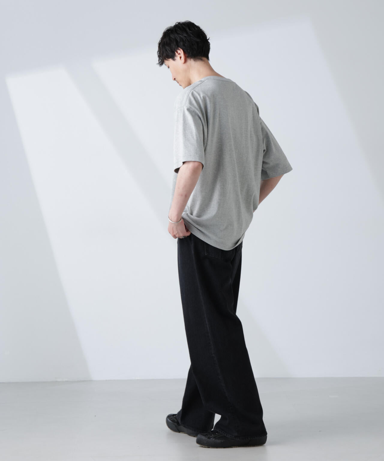 WEB限定/Anti Soaked(R)  汗染み防止 クルーネック ビッグシルエットTシャツ 6685124233